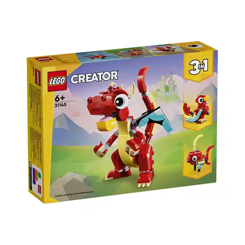 LEGO Creator creative series 31145 red little dragon boys and girls assembled educational building b