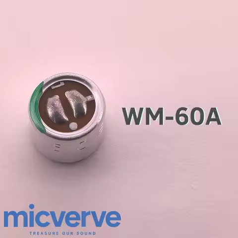 1pcs WM-60A Electret Condenser Microphone- 100%NEW&ORIGINAL,Frequency of 20-20,000Hz,Suitable for fr