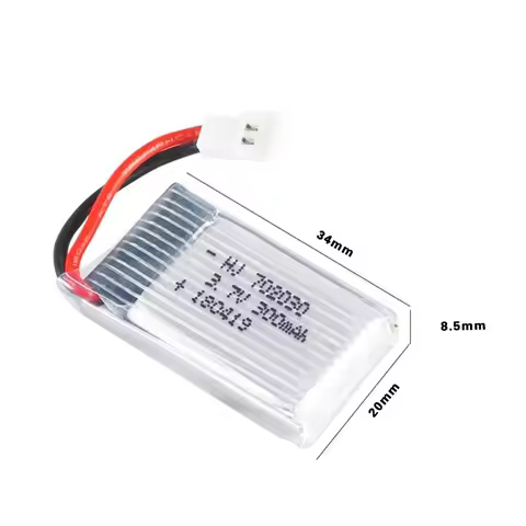3.7V 300mAH Lipo Battery With Charger For Udi U816 U830 F180 E55 FQ777 FQ17W Hubsan H107 Syma X11C F