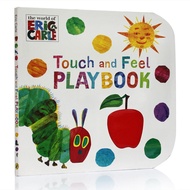 Milu โลกสมุดวาดภาพระบายสีสำหรับเด็กของ Eric Carle The Hungry Caterpillar And Feel หนังสือสัมผัส Playbook หนังสือนิทานหนังสือภาษาอังกฤษดั้งเดิม