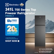 Electrolux 341L 700 Series AI AutoSense Top Freezer Inverter Fridge Refrigerator ETM3400L-B