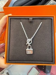 Hermes 全新amulettes Constance925純銀銀飾項鍊 full set