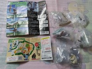 Yujin 原色旭山動物園立體圖鑑 I 扭蛋全5種