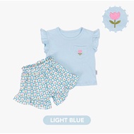 Mooi Ruffle Pocket Tee Set size 4Y