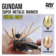 RAY Gold Marker Pen Super Gunpla Paint Gundam Model Metallic