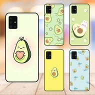 Cute Avocado black border Samsung A51 phone case