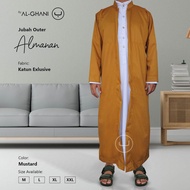 Jubah belah jubah luaran jubah habib jubah gamis pria dewasa jubah pria lengan panjangjubah premium