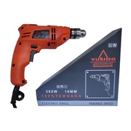YUKIDO MESIN BOR 10MM Bor Tangan YUKIDO Bor Listrik Drill Bolak Balik / Bor Dinding Besi Kayu 10Mm