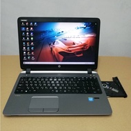 โน๊ตบุ๊คมือสอง HP Probook 450 G2 Celeron 3250U-1.50GHz(RAM:4gb/HDD:320gb)จอใหญ่15.6นิ้ว