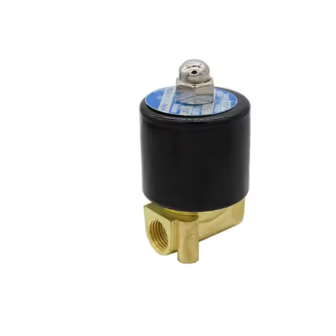 2W025-08 12V 24V 220V electric Solenoid water valve Brass & Zinc alloy Normally closed pneumatic con