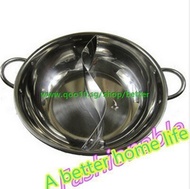 Stainless steel Hot pot /Hot pot Yuanyang /Electromagnetic oven 德立 不锈钢火锅/鸳鸯火锅/鸳鸯锅电炉/电磁炉锅