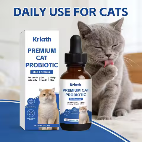 Premium Cat Probiotic Promote Digestion Soothing Support Intestinal Balance Maintains Healthy Gut Mi
