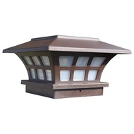 Solar Post Lamp Outdoor Waterproof Column Head Light for Garden Wall Lamp Garden Fence Landscape Lam