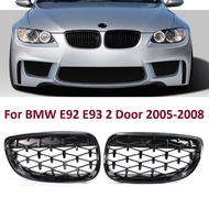 2pcs Car Grille Meteor Type ABS Kidney Grille Modified Parts For BMW (E90 E91 E92 E93) M3 Series For