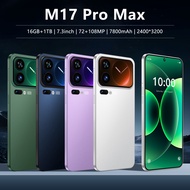 M17 Pro Max 4G Smartphone - 3GB RAM + 16GB ROM, Android 15, Dual SIM, Premium Textured Design