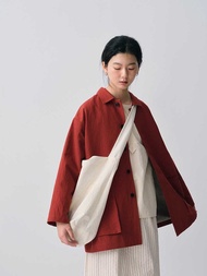 米白高密匹馬棉大容量環保袋