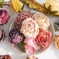 RYEIGHTONFT 5PCS Artificial Roses, DIY Crafts Handmade Bridal Bouquet, Hot Silk Flower Retro Simple 