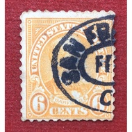UNITED STATES POSTAGE 6 CENTS Stamp Stamped
