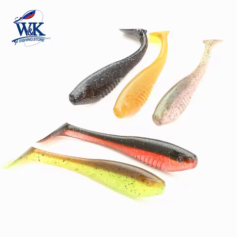Goggle Shad 4.1" Swimbait 10.5cm Fishing Lure at 5 pcs/pk UV Colors Freshwater Pike Lure Bass Fishin