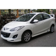 Mazda 2 2012 Sedan RSR Design Bodykit Body Kit Skirting Skirt Lip Spoiler