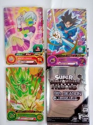 (街機)(港版) 七龍珠英雄卡 咭super dragonball heroes 第九代比賽特別p咭BMTP全套15張不散賣。