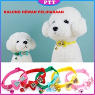 Kalung Kucing Pita Kupu Kupu Kalung Kucing Pita Kotak Kotak Kalung Kucing Bel kerincing Aksesoris He