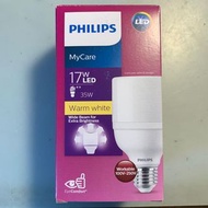 Philips LED 17w E27 220-240V 3000K 6500K 黃光 / 白光 Warm White / Daylight 柱型 T70 燈泡 燈膽