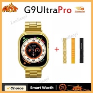 2024 Gold Ultra Series 9 G9 Ultra Pro Smart Watch NFC Bluetooth Call Men 24K Gold Smartwatch Wireles