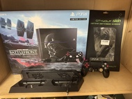 Sony 索尼 PS4 配件4件 : Star Wars 主機吉盒 + 散熱器 + 碳纖維保護膜 + 無線手掣 (Playstation PS5 PS 1 2 3