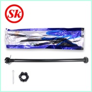 ♟ ❏ SK Pivot Axle High Swing Arm Tensile With Castle Nut For Kawasaki Bajaj CT100