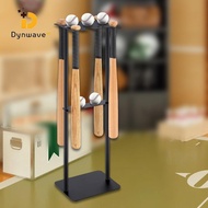 Dynwave Baseball Bat Holder Display Stand Heavy Duty Iron Organizer for Garage Bedroom Dugout Storag