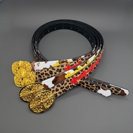 Chrome*Hearts Personalized New Men's And Women's Belts Cross Pin Buckle Retro Hollow Jeans Versatile