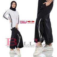 rok celana olahraga wanita muslimah / celana rok olahraga wanita - putih xl