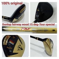 Golf dunlop Fairway Wood 3 -Loft 15 deg Model Tour Special - right handle- 100% original -without Co