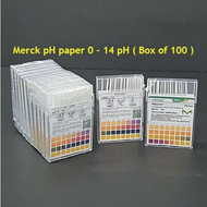 Merck pH paper 0 - 14 pH ( Box of 100 )