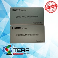 HDMI 200M KVM IP Extender H.264 READY STOCK