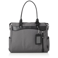 Gatsby 2-Way Cordura Business Tote Bag for Men and Women, Gray/Black, GB-AZ013