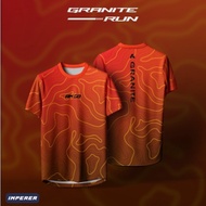 AMIGO Microfiber Jersey T-Shirt - Grainite Print for Men & Unisex