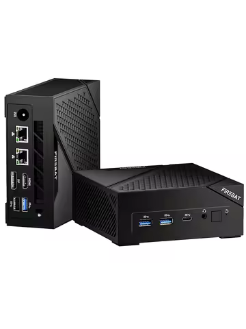 FIREBAT AM02 MINI PC AMD Ryzen 5 6600H LPDDR5 16GB 6400MHz RAM 512GB SSD WIFI6 BT5.2 Portable Deskto