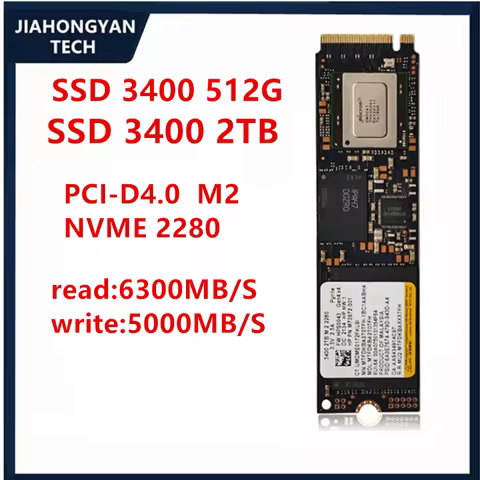 Original For Micron SSD 3400 1TB 2TB PCIE4.0 PCIE4.0 M.2 2280 SSD For PS5 Notebook computer