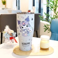 【Sanrio 三麗鷗】不鏽鋼真空酷樂杯 冰霸杯900ml-酷洛米