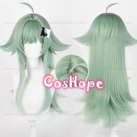 HSR HuoHuo Cosplay Wig 66cm Long Green Gradient Wig Cosplay Anime Cosplay Wigs Heat Resistant Synthe