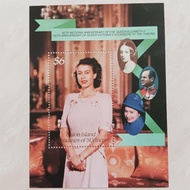 (AG) Souvenir Sheet Grenadine ST. Vincent, Union island Queen Elizabeth II, 40th Wedding Anniversary