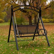 Double swing hanging chair garden cradle chair outdoor swing children adult rocking bed indoor balco