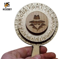 KOZEEY It Escapes Room Cipher Wheel Cipher Wheel Creative Secrets  Games Escapes Room Reques