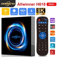 Janmifly R69s1 Android 14 Tv Box With H618 Cpu, 8k Video Decode, 2.4g+5g Wifi, Bt4.0, 2 Usb 2.0 Supp