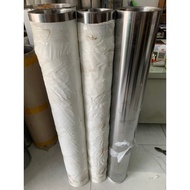 Stainless steel sheet 430, 100cm high - 0.5mm thick (cut to order)