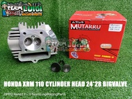 MUTARRU HONDA XRM 110 CYLINDER HEAD 24*28 BIGVALVE
