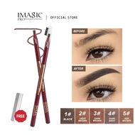 IMAGIC Profession Eyebrow Pencial Long-lasting Waterproof Draw Line Pull Wire Paper Brow Pencial Wit