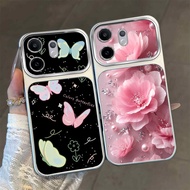 Case For VIVO V60 V60E V60 Lite New aesthetic butterfly flower pattern mobile phone soft case with l